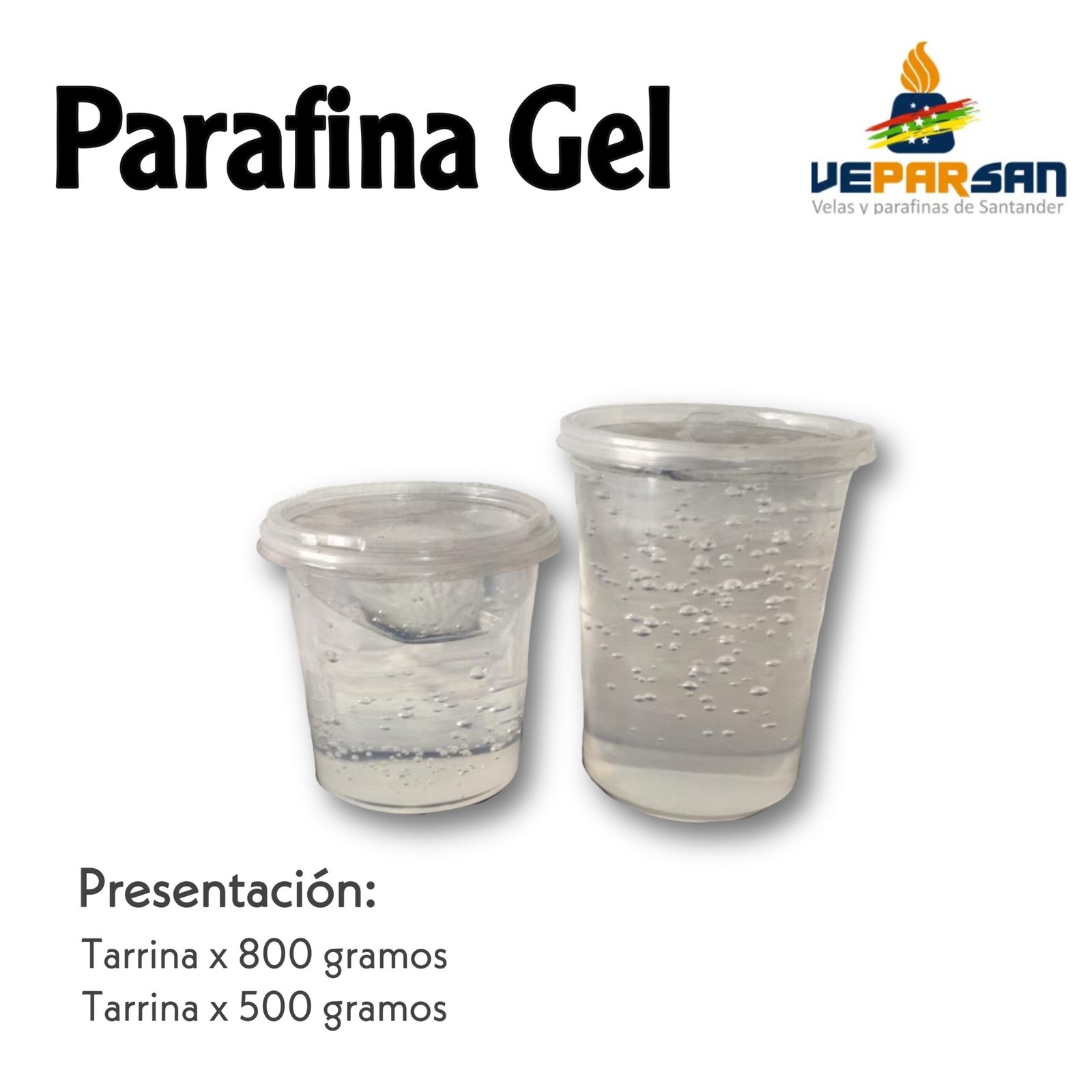 Parafina en gel para velas transparentes 90ºC - Canaryceras